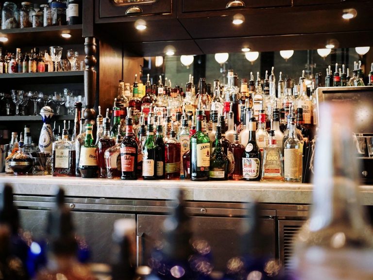 The bar, forty wines by the glass